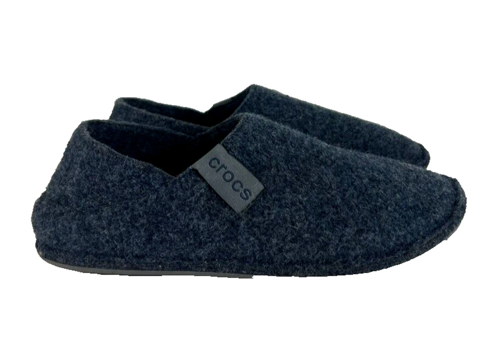CROCS Unisex Youth Boy 3 Girls 5 Classic Convertible Fuzzy Slippers 205837